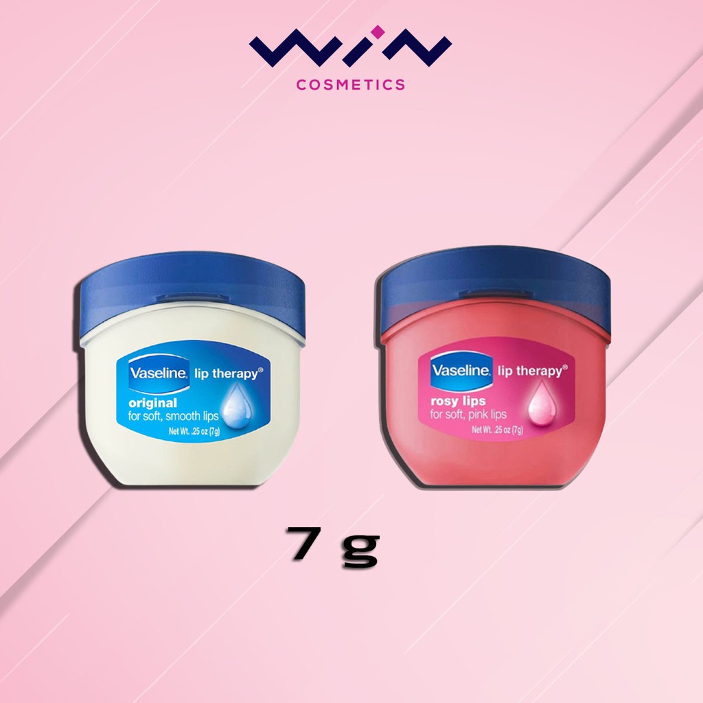 Vaseline Lip Therapy 7g. วาสลีน ลิป เทอราพี 7 ก. สูตร ออริจินัล / โรซี่