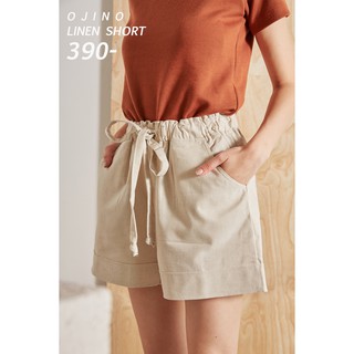 OJINO LINEN SHORTS กางเกงขาสั้น