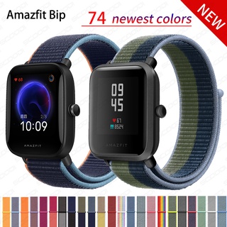 สายนาฬิกาข้อมือไนล่อน สําหรับ Huami Amazfit bip Bit Lite bip 3 bip u pro bip s Youth Watch