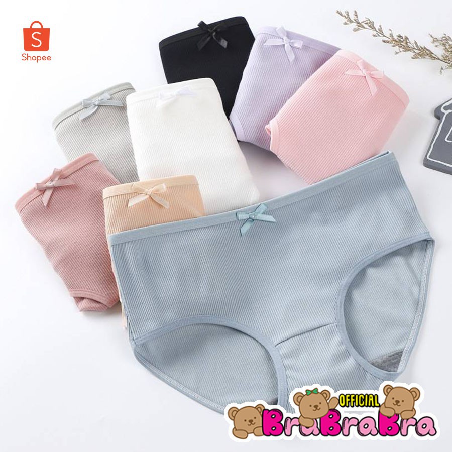 ชุดชั้นใน🧸𝑩𝒓𝒂𝑩𝒓𝒂𝑩𝒓𝒂🧸 #p-037 pastel panties กางเกงใน สีพาสเทล น่ารัก