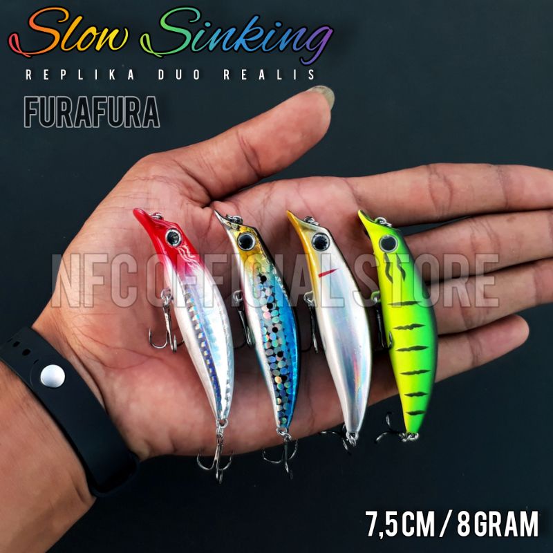 Replika Lure Minnow Replica DUO Realis International 7,5cm / 8gram Slow Sinking BEST KILLER ACTION