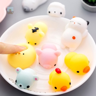 NU Mochi Cute Squishy Slow Rising Kawaii Cute Animal Toy Laruang cute na hayop na pakurot ng musika Nakakalito na larong decompression Toys vent bola .th