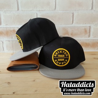 หมวก hiphop Boston supply(ดำ)