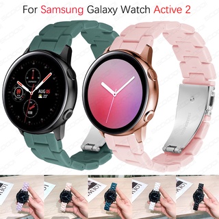 Candy Color Resin watch band strap for Samsung Galaxy Watch Active 2 1 40mm 44mm Macaron Replace Wrist Watchband