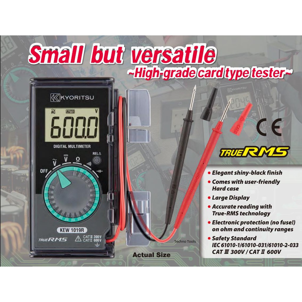 Kyoritsu Digital Clamp Meter KEW 2117R True RMS  พร้อม การวัดไฟแบบไม่สัมผัส สินค้าของแท้100% ออกใบกำกับภาษีได้