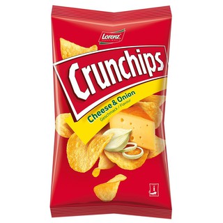 Lorenz Crunchips Cheese&amp;Onion 100g. ลอเรนซ์ครันชิปส์ชีส&amp;หัวหอม 100 กรัม