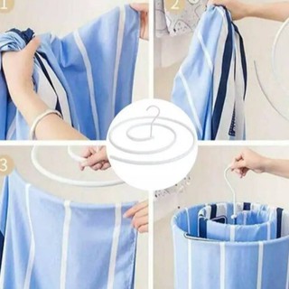 ไม้แขวนผ้าแบบเกลียว Spiral Hanger*สินค้าพร้อมส่ง*