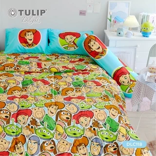 TULIP Delight ทอยสตอรี่ DLC118 ลิขสิทธิ์แท้ Toy Story ชุดผ้าปูที่นอน ผ้าห่ม ผ้านวม พิมพ์ลายการ์ตูน