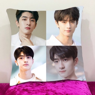 หมอนอิงสั่งทำ ใส่ได้4รูป หมอนอิงขนนุ่ม หมอนอิงโซฟา หมอนอิงในรถ หมอนอิง Cushions หลินอี Lin Yi