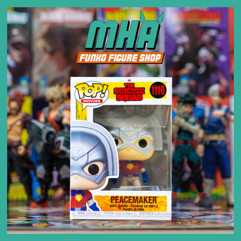 Funko Pop Movies ของแท้: The Suicide Squad - Peacemaker 1110 โมเดล bad box 8/10