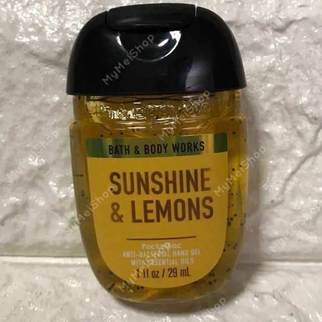 เจลล้างมือ Bath &amp; Bodyworks กลิ่น Lemon &amp; Sunshine จาก USA bath and body hand sanitizer gel เจลแอลกอฮอล์ bath&amp;body
