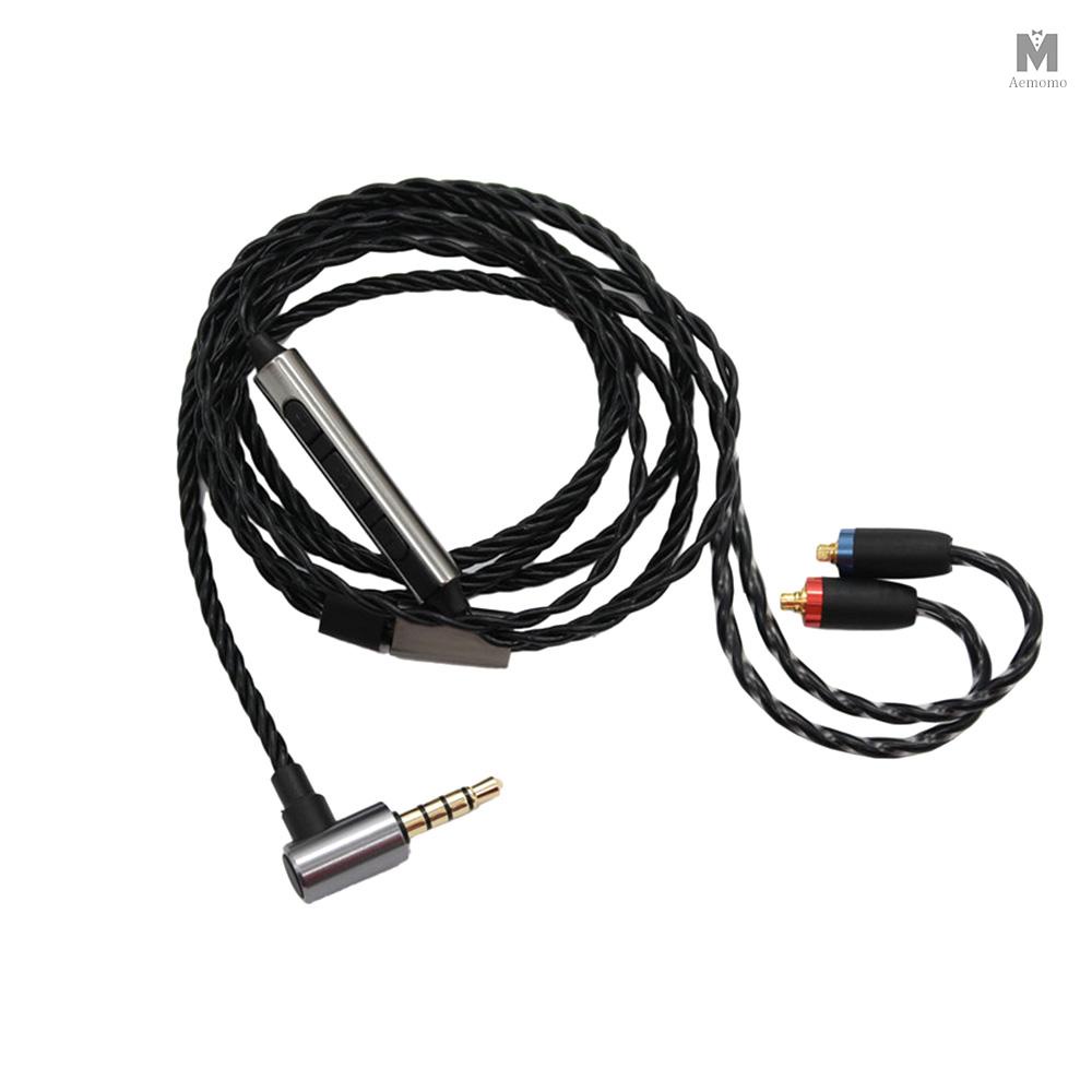 Macospice Headphone Cable Built in Mic Replacement Headset Wire with