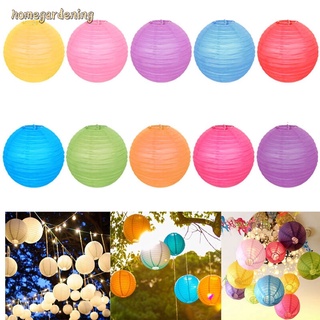 6" 8" 10"  12" 14"Round Paper Lanterns Lamp Wedding Birthday Party Decor