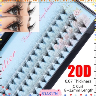 ขนตาปลอมแบบหนา 20 D 20 D สำหรับแต่งหน้า