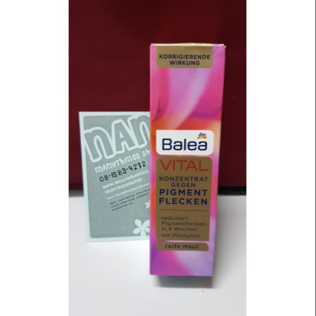 เซรั่ม Balea vital pigment flecken ใหม่ แท้