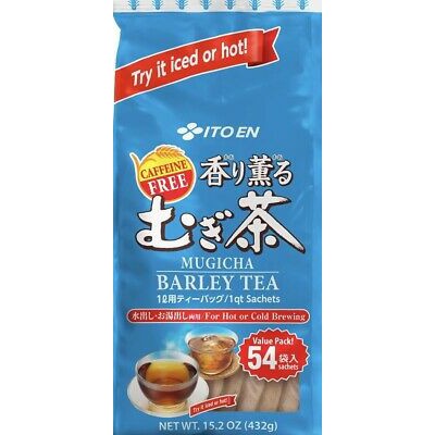 ชาข้าวบาร์เลย์ ยี่ห้อ ITOEN ไม่มีคาเฟอีน มี54ซอง ซองละ 8 กรัม Itoen Mugicha Barley Tea 8Gx54P