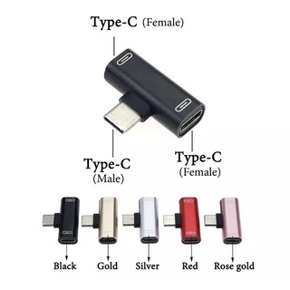 USB Type C Adapter Converter สำหรับ Xiaomi Huawei โทรศัพท์ Adaptador อุปกรณ์เสริม T-Shape Type C