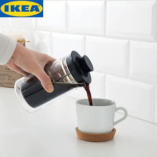 IKEA EGENTLIG เอียเยนต์ลิก เครื่องชงชา/กาแฟ ผนังแก้ว 2 ชั้น มี 2 ขนาด เล็กและใหญ่