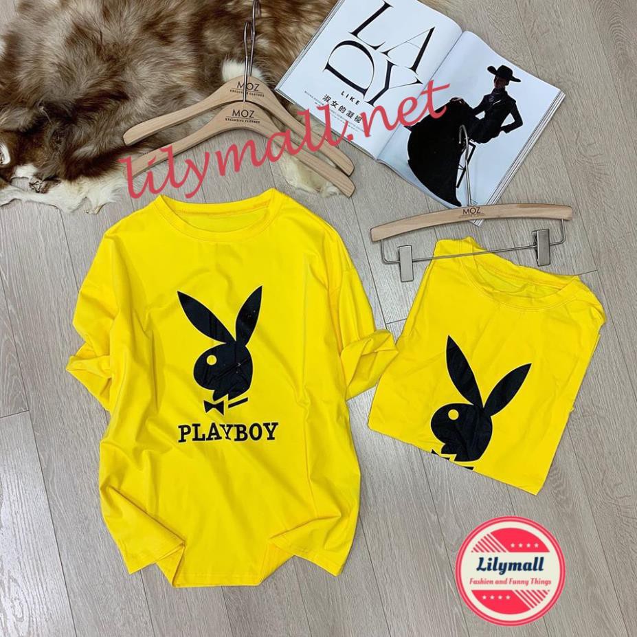 HOT- เสื้อยืด Playboy - เสื้อยืด - Playboy - Cool - Cute - Rabbit - Unisex - แขนสั้น