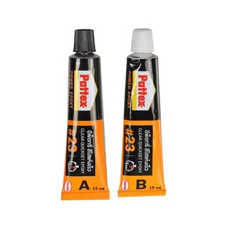 Dee-Double กาวอีพ็อกซี่ 2 ส่วนประกอบ PATTEX EPOXY 23 2x15 มล. เครื่องมือช่าง กาวพลังตะปู กาว