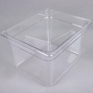 CAMBRO กล่องเก็บวัตถุดิบพลาสติกPC Food Grade ทนร้อน-เย็น ตกไม่แตก ถาดอาหาร กล่องถนอมอาหาร GN1/2 (32.5 x 26.5ซม) CAM1-2