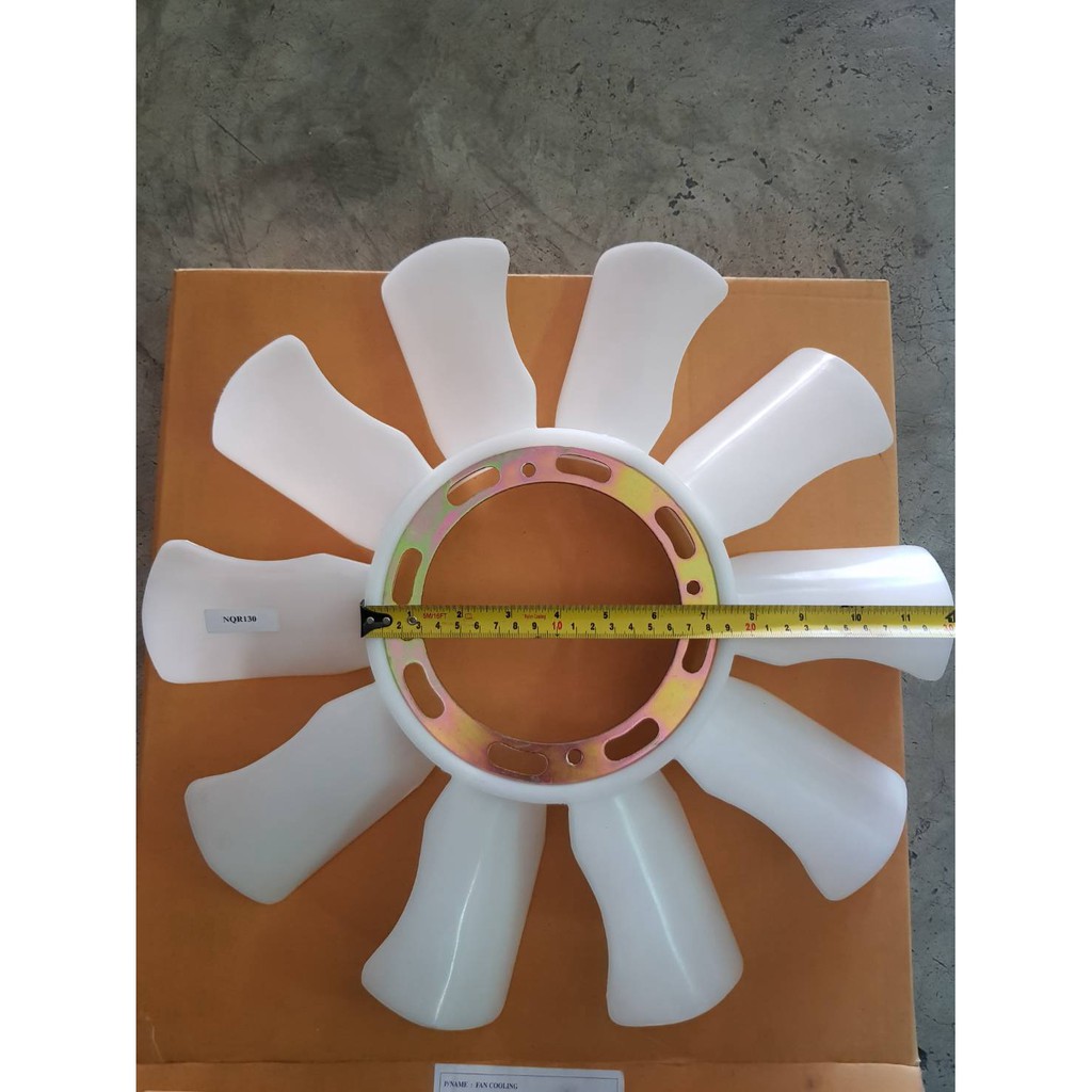 ใบพัดลมหม้อน้ำ อีซูสุ NQR 130hp, NLR 130hp, NMR 130hp ยี่ห้อ ช้าง