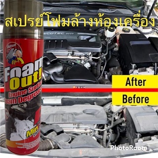สเปรย์โฟมทำความสะอาดห้องเครื่องอละป้องกันสนิม