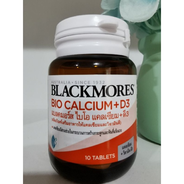 Blackmores Calcium + Vitamin Dบำรุงกระดูก​ 10 เม็ด​