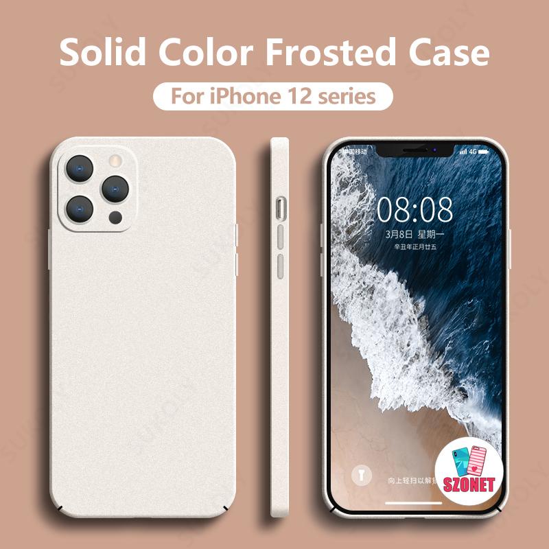 เคสโทรศัพท์มือถือ PC แบบแข็ง ผิวด้าน บางพิเศษ สําหรับ iPhone 15 14 13 12 11 Pro Max X XR XS 8 7 Plus + SE 2020