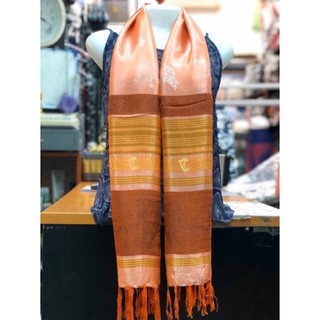ผ้าคลุมไหล่ 70x190 เนื้อนุ่ม มีลายช้าง ลายปีเสื้อ ลายกราฟฟิค