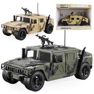 ProudNada Toys ของเล่นเด็กรถฮัมวีหุ้มเกราะ WENYI Humvee ARMORED VEHICLE 1:16 NO.W610