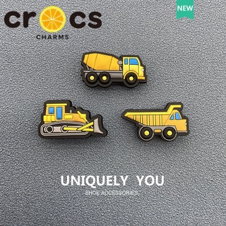 Crocs jibbitz จี้กระดุม รูปการ์ตูนยานพาหนะวิศวกรรม ขนาดใหญ่ สําหรับตกแต่งรองเท้า crocs jibbitz