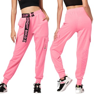 Zumba Wear : Bright Bold Zumba Cargo Sweatpants (กางเกงขายาวออกกำลังกายซุมบ้าและโยคะ)