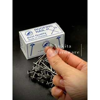(ยกลัง 50 กล่อง) ตะปูสังกะสี ตะปูตอกสังกะสี ตะปูหมวก ขนาด 1 3/4 x 13 อย่างดี ตรานายช่าง คุ้มค่า ราคาถูก คุณภาพดี