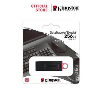 Kingston 256GB DataTraveler Exodia USB 3.2 Flash Drive - แฟลชไดร์ฟ (DTX/256GB)