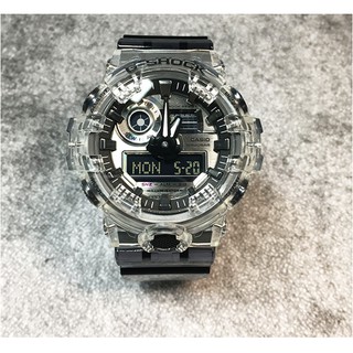 Casio ใหม่นาฬิกาผู้ชาย G-SHOCK กันน้ำแนวโน้มกีฬาน้ำแข็งใสชุดยาก GA-700SK-1A