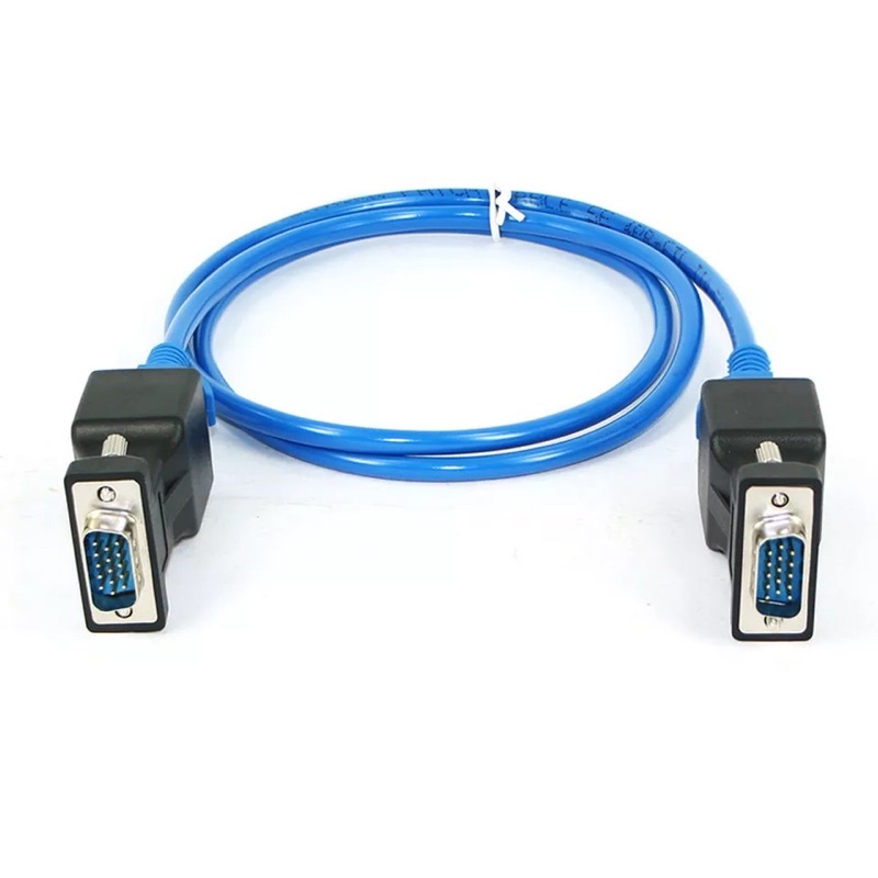 VGA Extender Male Female To LAN RJ45 CAT5 CAT6 20M NetworK Adapter VGA Male To RJ45 female(1คู่)