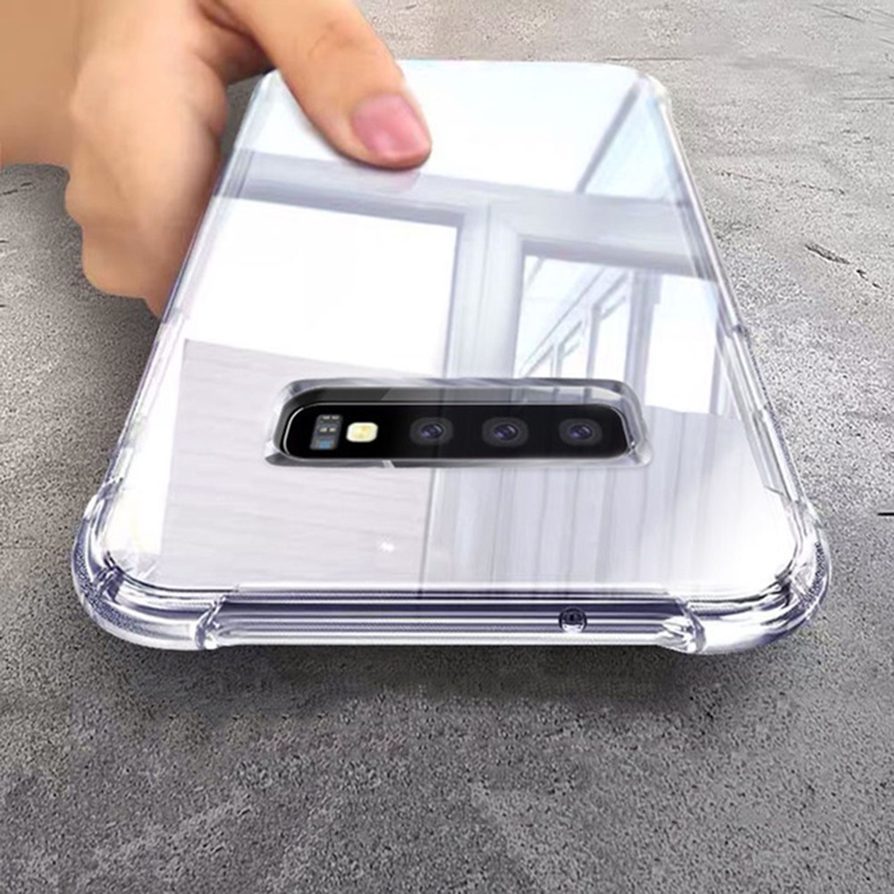 เคสโทรศัพท์ ซิลิโคนนิ่ม ใส กันกระแทก สําหรับ Samsung Galaxy S8 S9 S10 Plus Note 8 9 10 Pro M30 A10 A