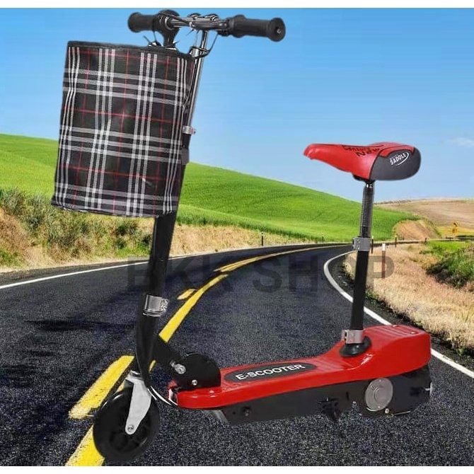 (ใหม่) สกู็ตเตอร์ไฟฟ้า Electric Scooter 24V ไฟหน้า LED E-Scooter ความจุของแบตเตอรี่ 24V20A-24/40A มอ