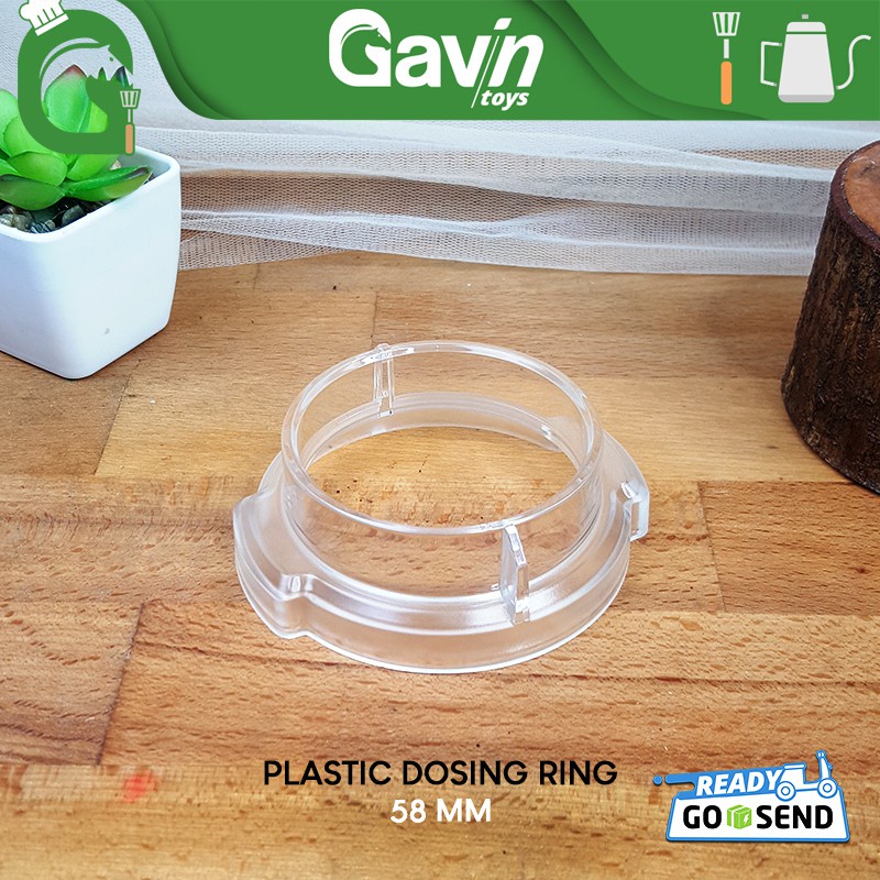 Dosing ring พลาสติก 58mm Barista Cover Portafilter แหวน 58 mm Plastick