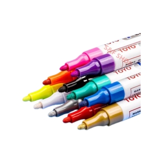 ปากกาเขียนยาง TOYO Paint ปากกาอเนกประสงค์ เขียนล้อรถยนต์/พลาสติกและอื่นๆ **ของแท้**#ปากกาเขียนยาง #ปากกาเขียนเหล็ก