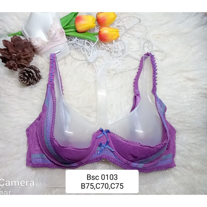 Bsc Size B75,C70,C75 ชุดชั้นใน/เสื้อชั้นในครึ่งเต้า 0103