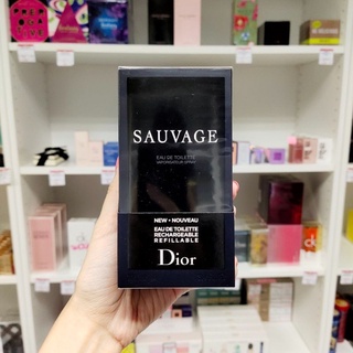 ตัวรีฟิล น้ำหอม Dior Sauvage Refillable EDT 100 Ml (New Nouveau)