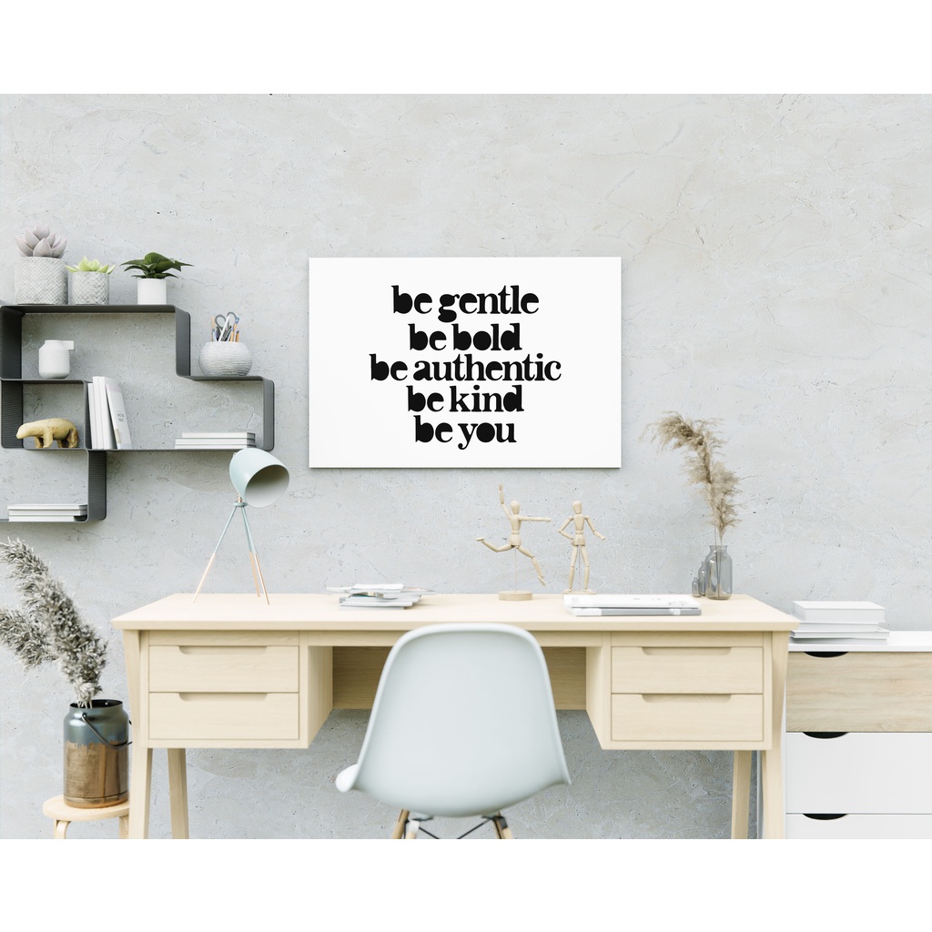 คุณโปสเตอร์ Wall Art โปสเตอร์พิมพ์สร้างแรงบันดาลใจคําคม Kata Motivasi Positif Home Deco Idea ขนาด A4