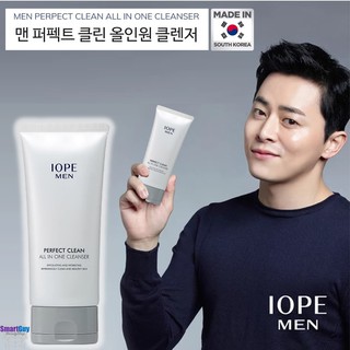 IOPE MEN Perfect Clean All In One Cleanser 125ml. Made In Korea  ครีมโฟมล้างหน้าผู้ชายสูตรพรีเมี่ยมของแท้นำเข้าจากเกาหลี