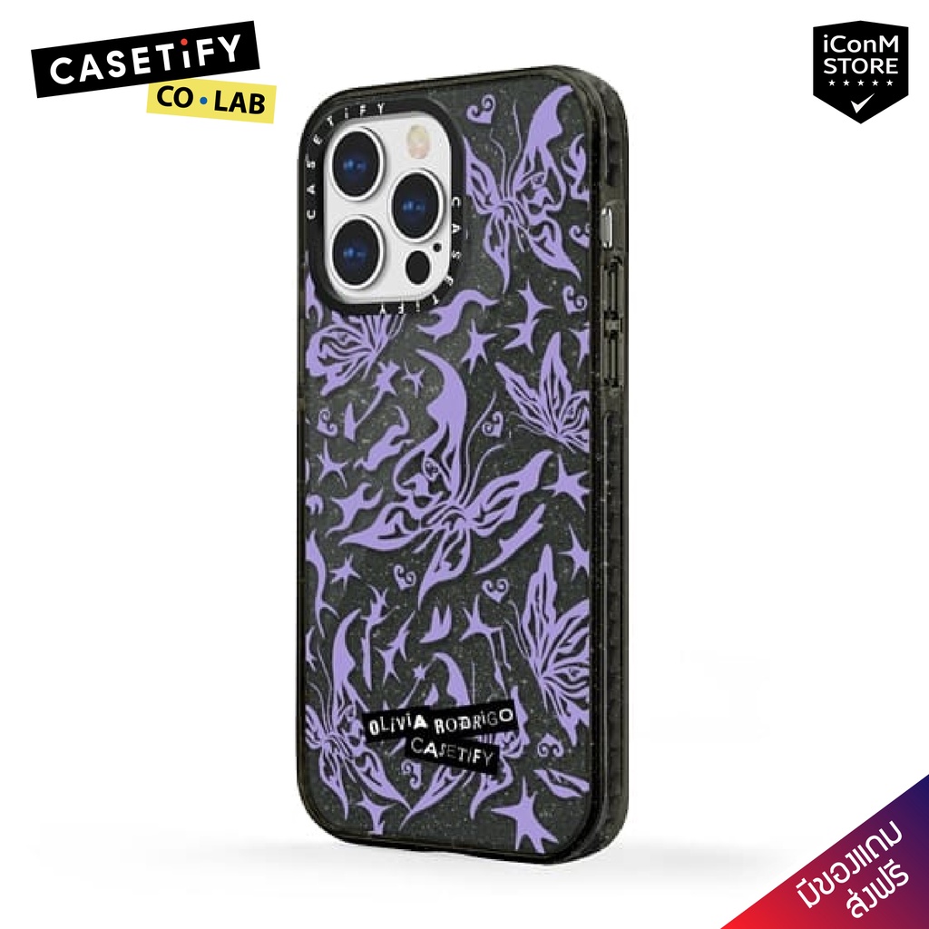 [พร้อมส่ง] CASETiFY - Purple Butterfly Town เคสสำหรับ 13 Pro Max/13 Pro/13/12/SE/11/X/8/7 Series [ผ่อน0% ส่งฟรี]