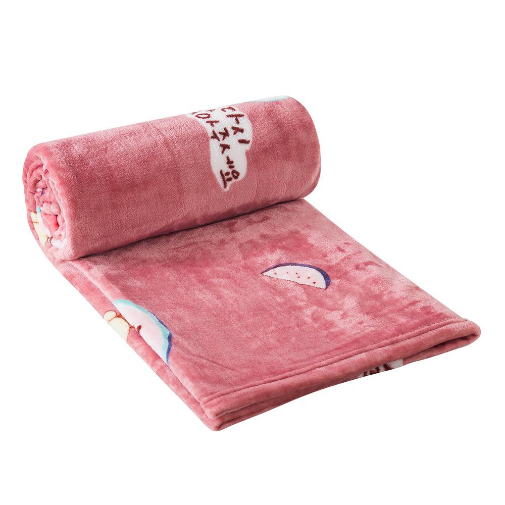 ผ้าห่ม ผ้าห่ม HOME LIVING CHICKY PINK เครื่องนอน ห้องนอน เครื่องนอน BLANKET 50X60 INCH. HOME LIVING 