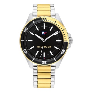 TOMMY HILFIGER Logan รุ่น TH1792013 นาฬิกาข้อมือผู้ชาย สายสแตนเลส สีเงิน/ทอง