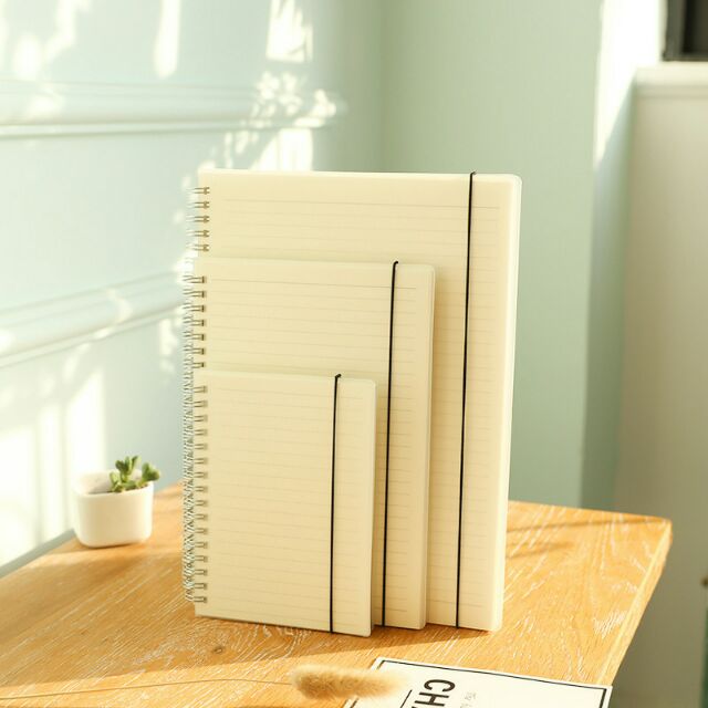 ส่งฟรี🔥สมุดโน๊ตปกใส สมุดบันทึก muji A5,B5