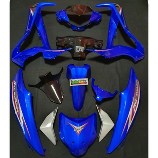 ชุดสีเวฟ125i ปลาวาฬ งานพลาสติกเกรด ABS จำนวนชิ้นตามรูป